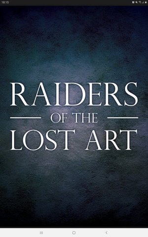 Raiders of the Lost Art Poster